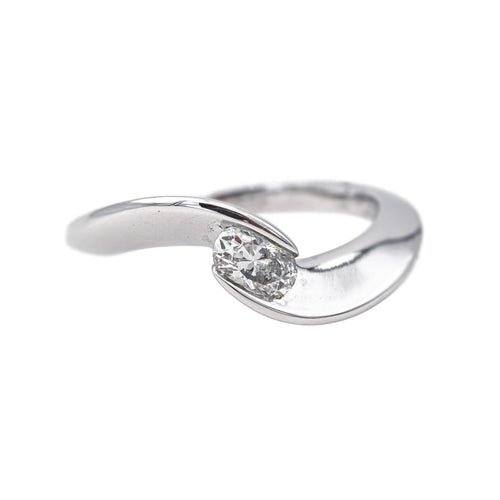 Bague 51 Bague Solitaire Or blanc Diamant 58 Facettes 4151685RV