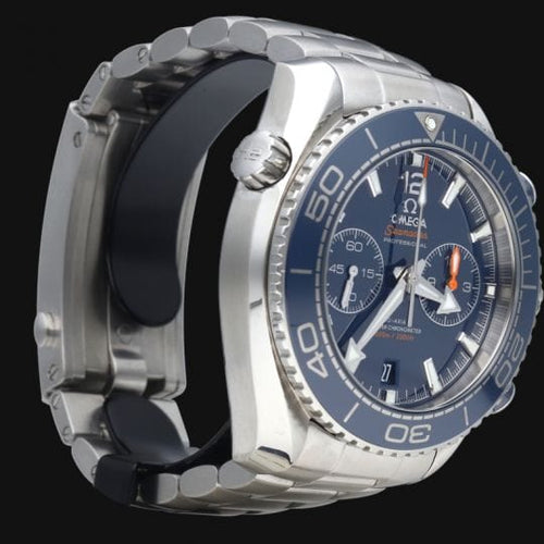 Montre Montre Omega Seamaster Planet Ocean Chronographe 600M 45,5mm Co-Axial Céramique Bleue 58 Facettes MT41350
