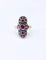 Bague 56 Bague marquise ancienne en or 18k, rubis et diamants taille rose 58 Facettes Marq.Rub.DV