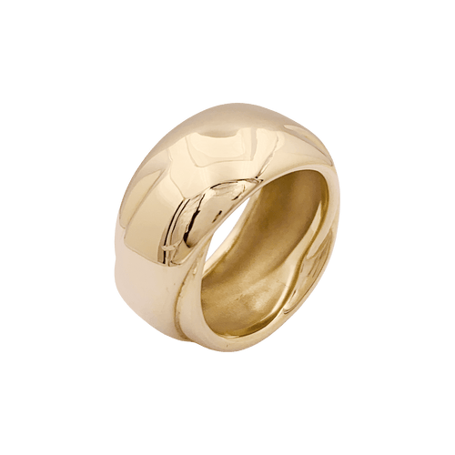 Bague 46 Bague Hermès "Volte", or jaune. 58 Facettes 34467