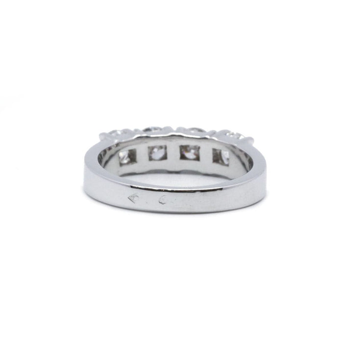 Bague 50 Bague or blanc diamants 58 Facettes 220503R