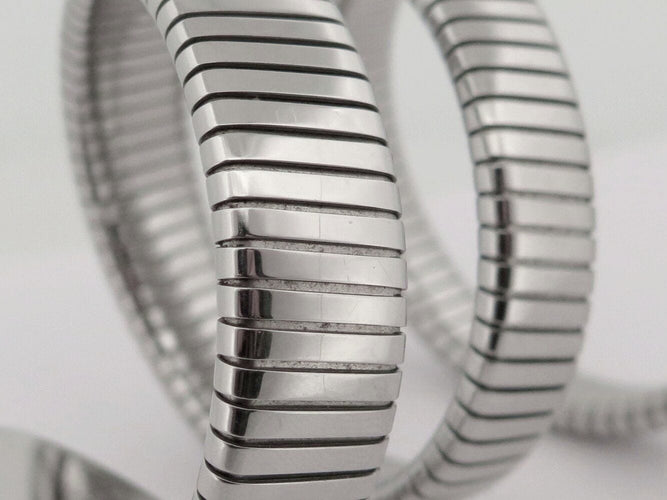 Montre montre BULGARI serpenti tubogas sp35s 101911 35mm acier lady quartz 58 Facettes 272424