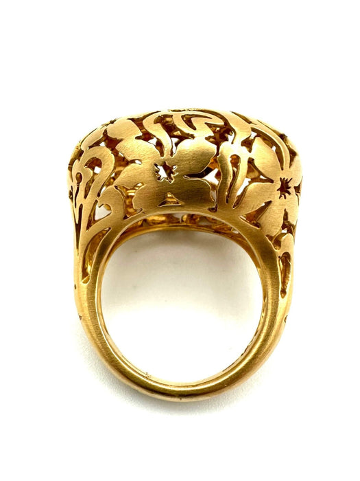 Bague POMELLATO. Collection "Arabesque", bague or rose 18K 58 Facettes