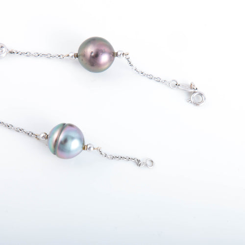 Bracelet BRACELET PERLES DE TAHITI ET DIAMANTS 58 Facettes 0