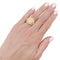 Bague 54 Bague pavage or jaune, diamants. 58 Facettes 33884