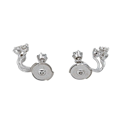 Boucles d'oreilles Boucles d'oreilles Or blanc Diamant 58 Facettes 4311412CN