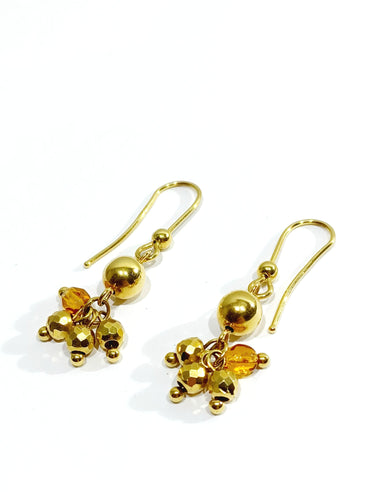 Boucles d'oreilles Paire de boucle d'oreilles en or et perles 58 Facettes
