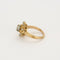 Bague 51 Bague en or rose 18K et platine 58 Facettes ALE42612