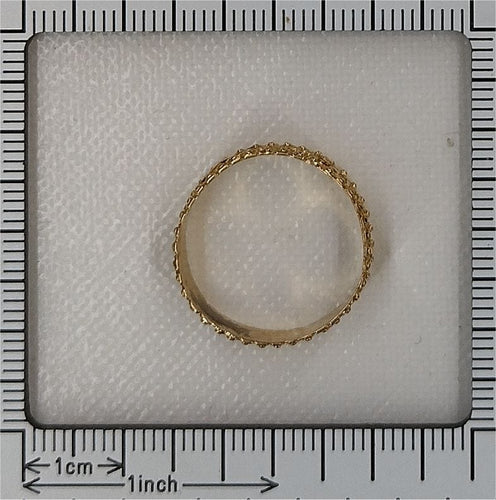 Alliance géorgienne ancienne, vers 1820 – Or 18 carats classique, symbole d'amour éternel