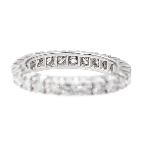Bague Alliance Or blanc Diamant