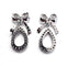 Boucles d'oreilles Boucles d'oreilles en platine avec diamants 58 Facettes