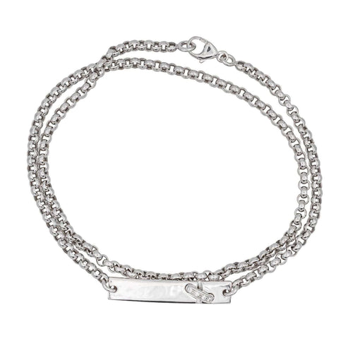 Bracelet Chaumet Bracelet Liens évidence Or blanc Diamant 58 Facettes 4703591CN