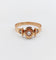 Bague 56.5 Bague antique or rose perles sertis étoilés 58 Facettes A05703
