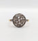 Bague 62.5 Bague cible or jaune, diamants taille rose (circa 1920) 58 Facettes A06337