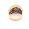 Bague 55 Bague en or jaune et blanc avec diamants 58 Facettes