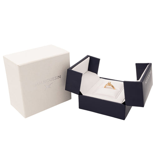 Bague 48.5 Mauboussin Bague Solitaire  Or rose Diamant 58 Facettes 2513749CN