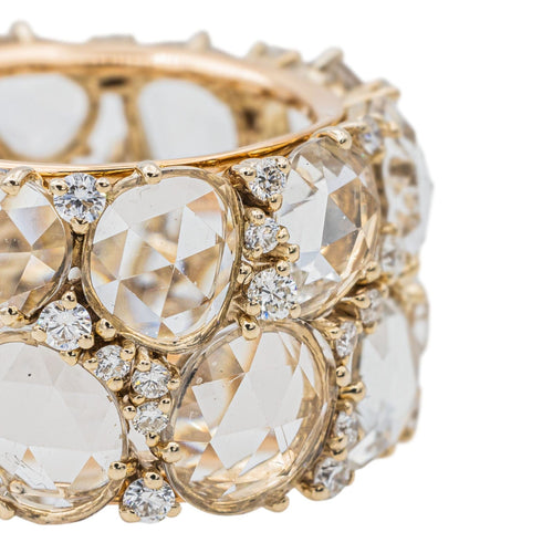 Bague 51 Pomellato Bague Lulu Or rose Topaze, Diamant 58 Facettes 3230376CN