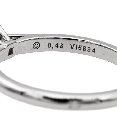 Bague 51 Cartier Bague Solitaire  Platine Diamant 58 Facettes 2595386CN