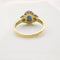 Bague 53 Bague or jaune saphir et diamants 58 Facettes