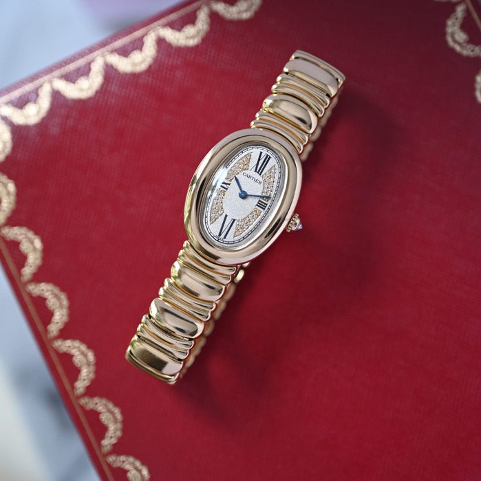 Montre Cartier Baignoire Diamonds 58 Facettes