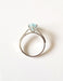 Bague 49 Bague or blanc aigue-marine 2.15 carats 58 Facettes