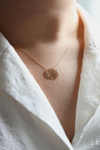 Collier Collier Ginette NY Baby Lace Monogram Or rose 58 Facettes 2646002CN