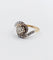 Bague 53 Bague tourbillon antique en or 18k et platine et diamants (circa 1900) 58 Facettes A06348