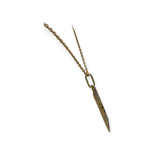 Pendentif Pendentif design géométrique Art Déco or jaune 58 Facettes 330084158