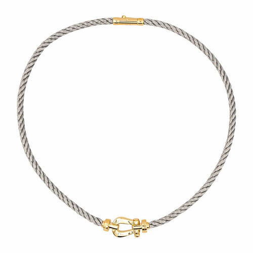 Collier Fred Collier Force 10 Acier, Or jaune 58 Facettes 4804959CN