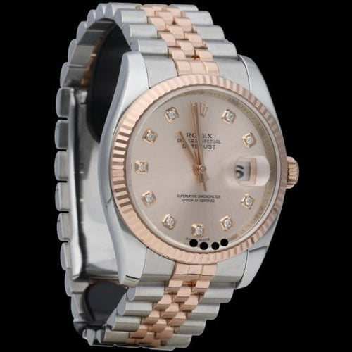Montre Rolex Montre Date Just 36 58 Facettes MT42540