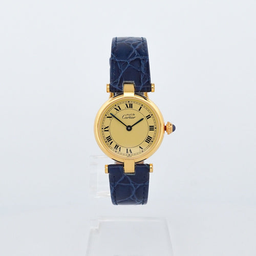 Cartier Must Vendôme - Lemon roman dial - SM 58 Facettes