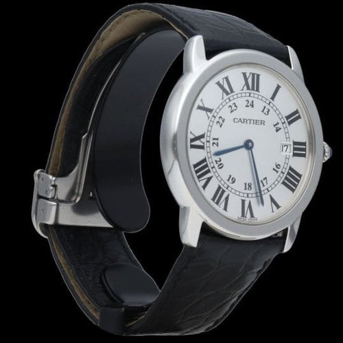Montre Cartier Montre Ronde Solo De Cartier 36Mm Quartz 58 Facettes MT44204