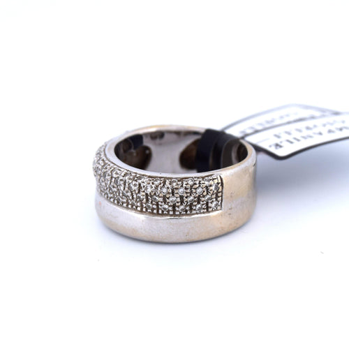 Bague 58 Bague en or avec diamants vintage 58 Facettes