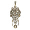 Broche Échos de la grandeur géorgienne : broche émaillée avec 61 diamants 58 Facettes 21077-0159