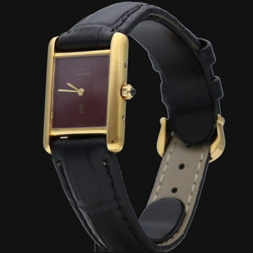 Montre Cartier Montre Tank Vermeil 58 Facettes MT44924