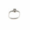 Bague 51 DINH VAN - Bague Le Cube PM or blanc et diamants 58 Facettes 76387