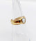 Bague 49 Bague jonc vintage or jaune 18k aigue marine de 0,70 carats 58 Facettes A06182