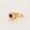 Bague 57 Bague or jaune et rubis cabochon 58 Facettes