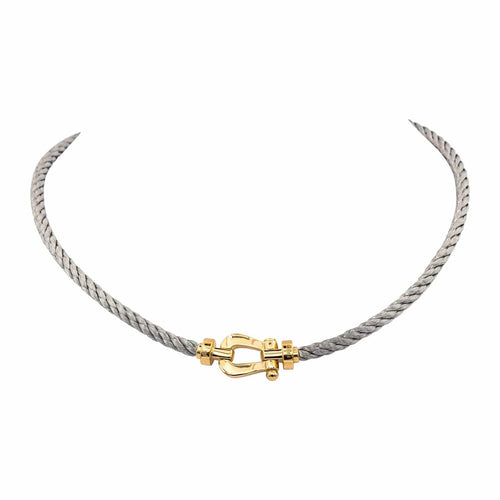 Collier Fred Collier Force 10 Acier, Or jaune 58 Facettes 4804959CN