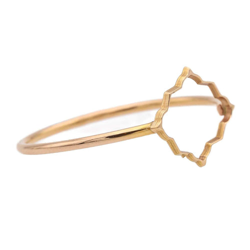 Bague 53 Bague Transparence Or rose 58 Facettes 578920RV