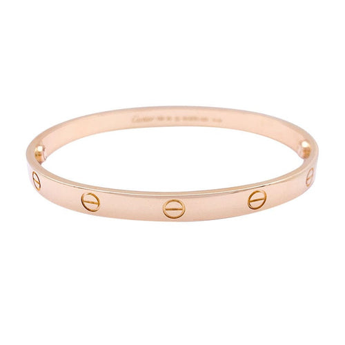 Bracelet Cartier, "Love", en or rose. 58 Facettes 34326
