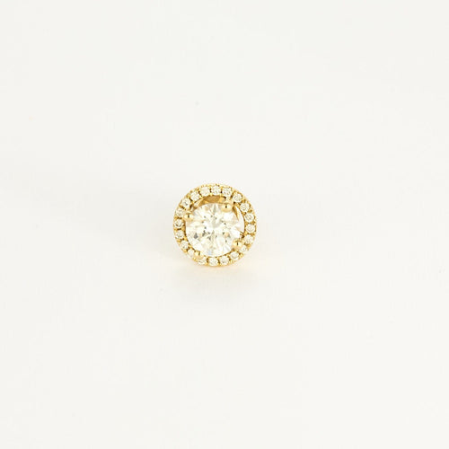 Boucles d'oreilles Boucles d'oreilles en Or jaune et Diamants 58 Facettes