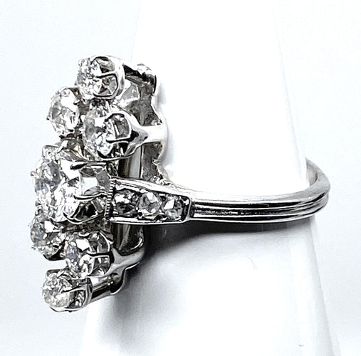 Bague Marquise diamants