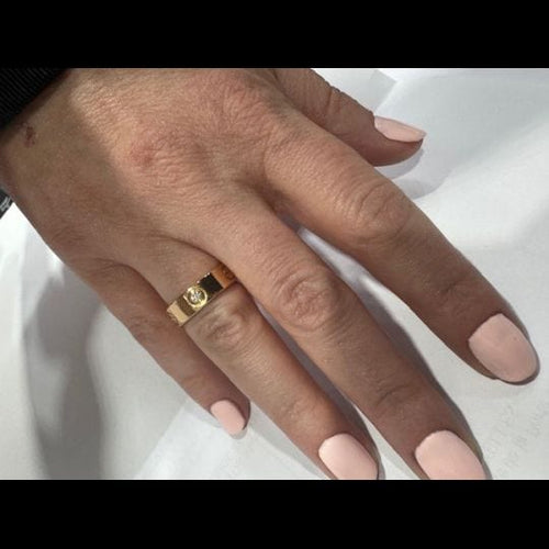 Bague 54 Cartier Bague Cartier Collection "Love" Avec Diamants 58 Facettes 4146