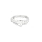 Bague 51 Bague Solitaire en or blanc et diamants 58 Facettes VES0591X2
