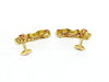 Boucles d'oreilles Paire de boucle d'oreilles or, rubis, diamants 58 Facettes