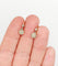 Boucles d'oreilles Dormeuses antique or 18k diamants serti étoilés (circa 1920) 58 Facettes A06529