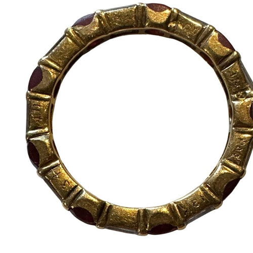 Bague 49 MAUBOUSSIN - Alliance - en or jaune, rubis et diamants 58 Facettes