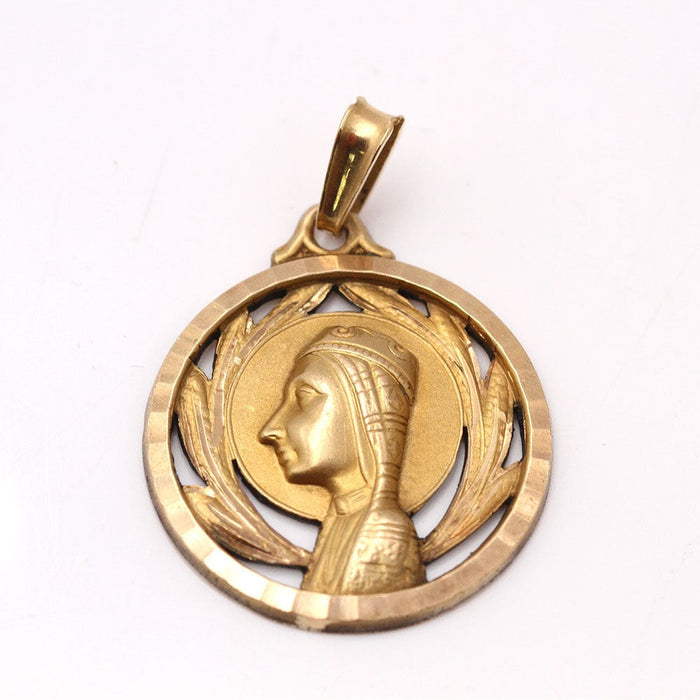 Pendentif Virgin of Montserrat gold medal 58 Facettes E360924A