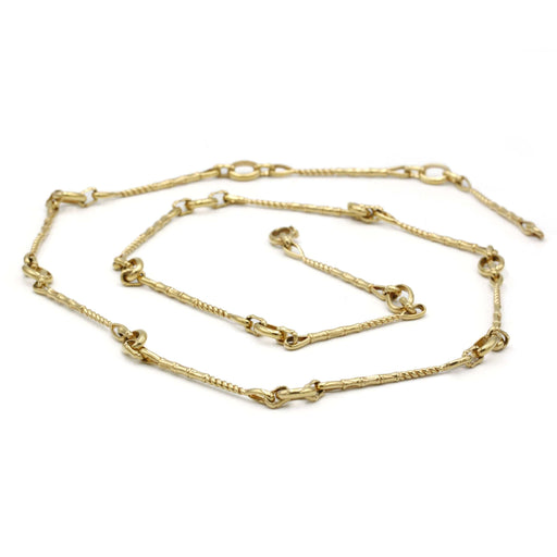 Hermès Necklace - Yellow Gold Cravache Long Necklace 58 Facettes 240137R